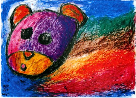 Drawing of bear by Miya
