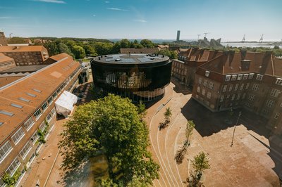 Outside view of Byauditoriet