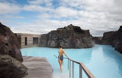 The spa entrance of the Blue Lagoon Iceland
